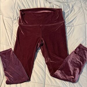 Wunder Lounge High Rise Legging in Garnet